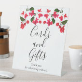 Karten und Geschenke Bougainvillea Wedding Pedesta Sockelschild (In Situ)