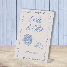 Karten und Geschenke Brautparty für den Bauernmark Sockelschild