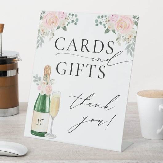 Karten und Geschenke Brautparty Schild (In Situ)