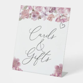 Karten und Geschenke Brautparty Sockelschild