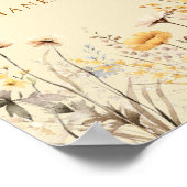 Karten und Geschenke Brautparty Vielen Dank Poster (Ecke)