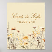 Karten und Geschenke Brautparty Vielen Dank Poster (Vorne)