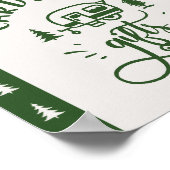 Karten und Geschenke Capming One Happy Camper Gebu Poster (Ecke)