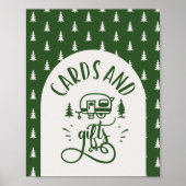 Karten und Geschenke Capming One Happy Camper Gebu Poster (Vorne)