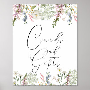 Karten und Geschenke   Chic Wildblume Poster