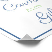 Karten und Geschenke Chinoiserie Chic Baby Dusche Poster (Ecke)