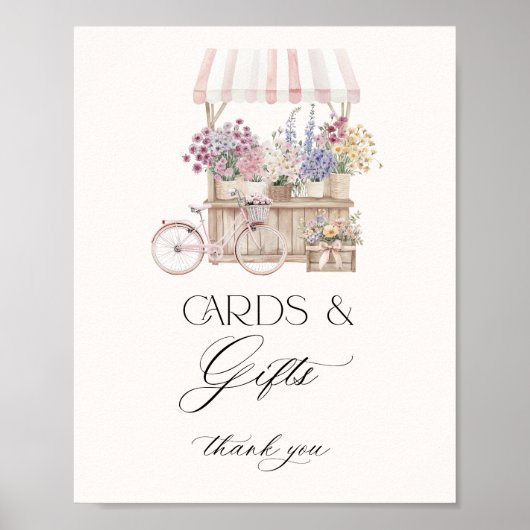 Karten und Geschenke Elegante Poster (Vorne)