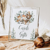 Karten und Geschenke Eukalyptus Woodland Baby Anim Poster