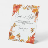 Karten und Geschenke Fall Boho BläserBaby-Dusche Sockelschild (Vorderseite)