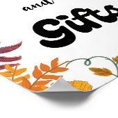 Karten und Geschenke Fall Pumpkin Gefallen Party-Z Poster (Ecke)