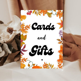 Karten und Geschenke Fall Pumpkin Gefallen Party-Z Sockelschild