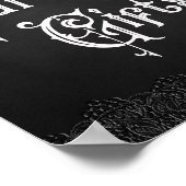 Karten und Geschenke für das Gotische Hochzeitsegl Poster (Ecke)