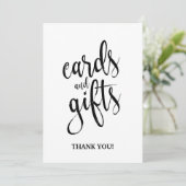 Karten und Geschenke für erschwingliche kalligraph (Stehend Vorderseite)