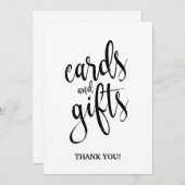 Karten und Geschenke für erschwingliche kalligraph (Vorne/Hinten)