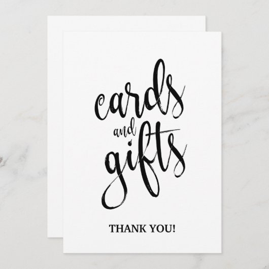 Karten und Geschenke für erschwingliche kalligraph (Vorne/Hinten)