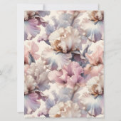 Karten und Geschenke für Hochzeiten, eleganter Blu (Rückseite)