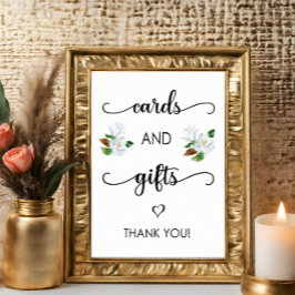 Karten und Geschenke für Hochzeiten Poster