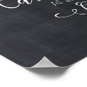 Karten und Geschenke für Hochzeiten Poster (Ecke)