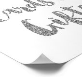 Karten und Geschenke für Hochzeitssachen Silver Co Poster (Ecke)