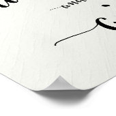 Karten und Geschenke für Hochzeitsskripte 11x8.5 Poster (Ecke)