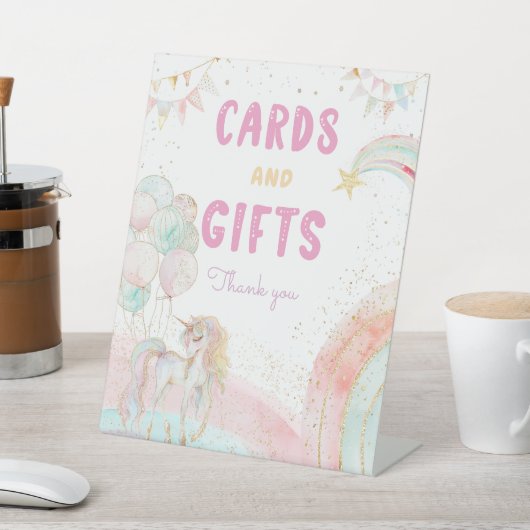 Karten und Geschenke Geburtstag Sockelschild (In SItu)