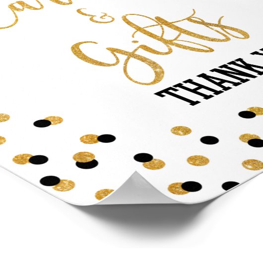 Karten und Geschenke Graduierungsparty signieren S Poster (Ecke)