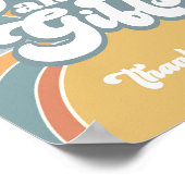 Karten und Geschenke Groovy Retro Sunshine Baby Du Poster (Ecke)