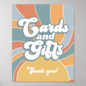 Karten und Geschenke Groovy Retro Sunshine Baby Du Poster (Vorne)