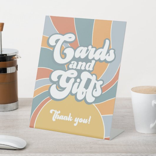 Karten und Geschenke Groovy Retro Sunshine Baby Du Sockelschild (In SItu)