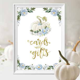 Karten und Geschenke Grünzeug Herbst-Baby-Party-Sc Poster
