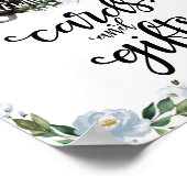 Karten und Geschenke Halloween Baby Dusche Schild (Ecke)