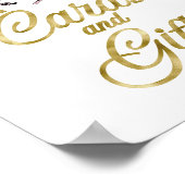 Karten und Geschenke Halloween Girl Baby Duschzeic Poster (Ecke)