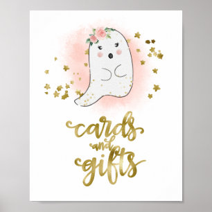 Karten und Geschenke Halloween Girl Baby Duschzeic Poster