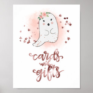 Karten und Geschenke Halloween Girl Baby Duschzeic Poster