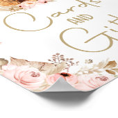 Karten und Geschenke Highlander Kuh Boho Farm Birt Poster (Ecke)