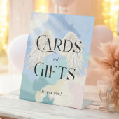 "Karten und Geschenke" Himmel gesendet Sockelschild