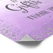 Karten und Geschenke Hochzeitplakat drucken Poster (Ecke)