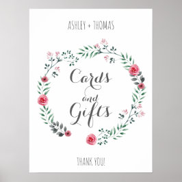 Karten und Geschenke Hochzeitskalligrafie Poster