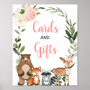 Karten und Geschenke Holz Grünflächen Rosa Babydus Poster