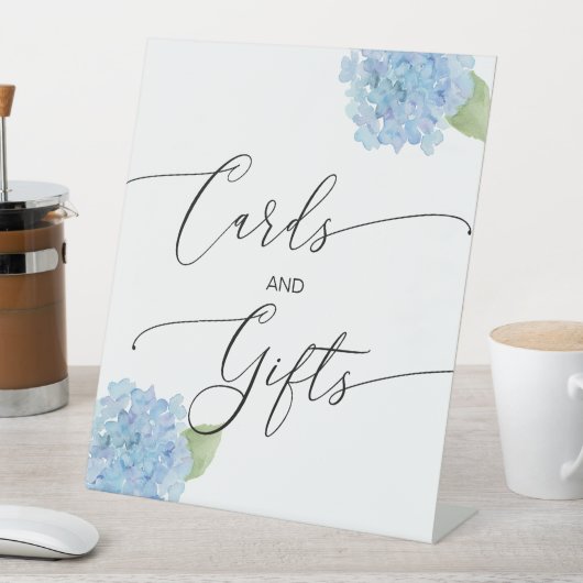 Karten und Geschenke Hydrangea Pedestal Zeichen Sockelschild (In Situ)