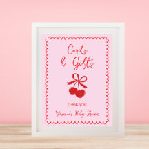 Karten und Geschenke Kherry Bow Hand Drawn Baby Du