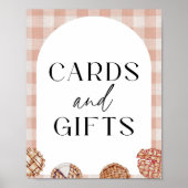 Karten und Geschenke Kleine Süsse Pie Baby Dusche Poster (Vorne)