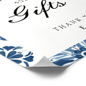 Karten und Geschenke Lemon Positano Hochzeitszeich Poster (Ecke)