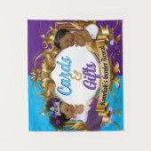 Karten und Geschenke Lila & Blue Royal Gender Reve Wandteppich (Vorderseite)