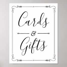 Karten und Geschenke Moderne Brautdusche Decke Poster