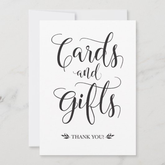 Karten und Geschenke Modernes Hochzeitszeichen (Vorderseite)