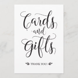 Karten und Geschenke Modernes Hochzeitszeichen