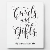 Karten und Geschenke Modernes Hochzeitszeichen Fotoplatte (Vorderseite)