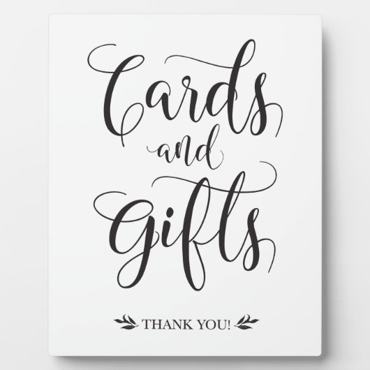 Karten und Geschenke Modernes Hochzeitszeichen Fotoplatte (Vorderseite)