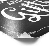 Karten und Geschenke Party Hochzeitszeichen Fotodruck (Ecke)